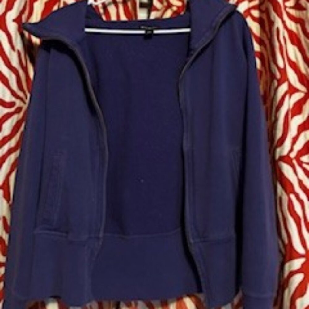 Champion full Zip Hoodie Sweatshirt, Royal blue, Size Medium - Picture 2 of 6